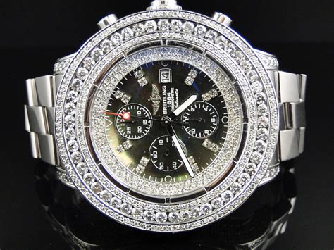 breitling full diamond|diamond Breitling watches for sale.